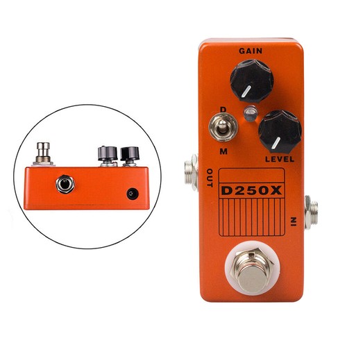 Genuine Mosky D250X Preamp Overdrive Distortion Guitar Effect Pedal
