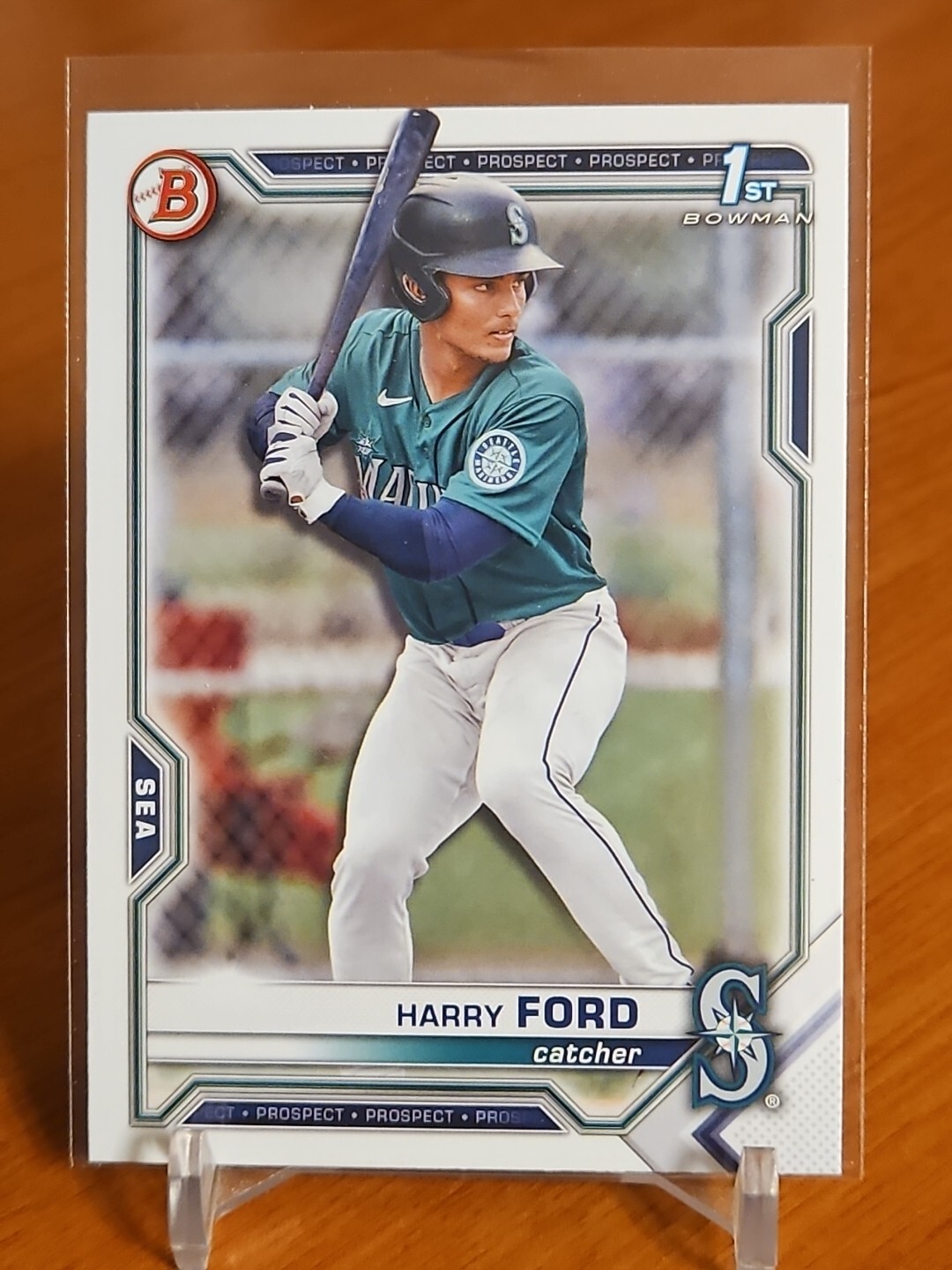 2021 1st Bowman Draft Harry Ford #BD-1 Rookie Mariners