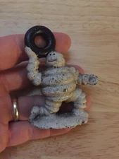 Michelin Tire Man Cast Iron Goodyear Tires Collector Paperweight Patina Auto Car