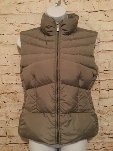 Women Puffer Vest Khaki/Tan US Sz 4 | eBay