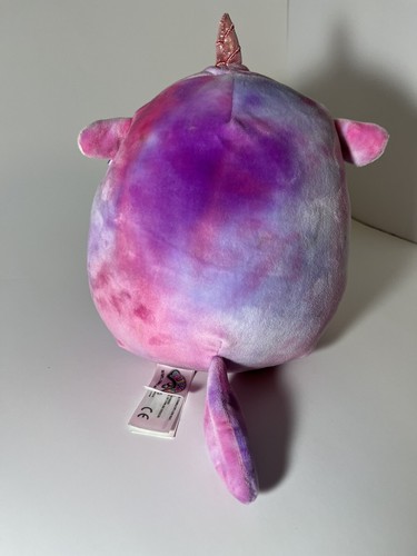 Squishmallows Kellytoy Lola Pink Purple Soft Squeezable 2019 Unicorn Plush 8" - Picture 2 of 2