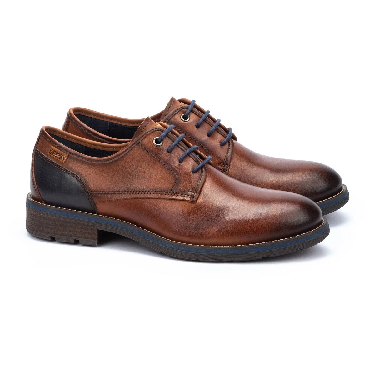 Pikolinos Men s York M2M 4178 Leather Lace Up Shoes Cuero Brown