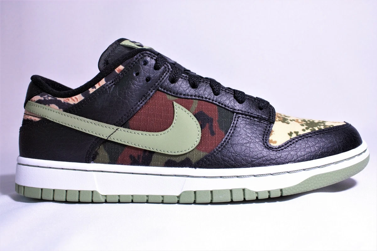 Nike Dunk SE Low Black Multi-Camo for sale | Authenticity