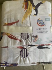 4 Pc Pottery Barn Twin sheet set 100 Organic Cotton