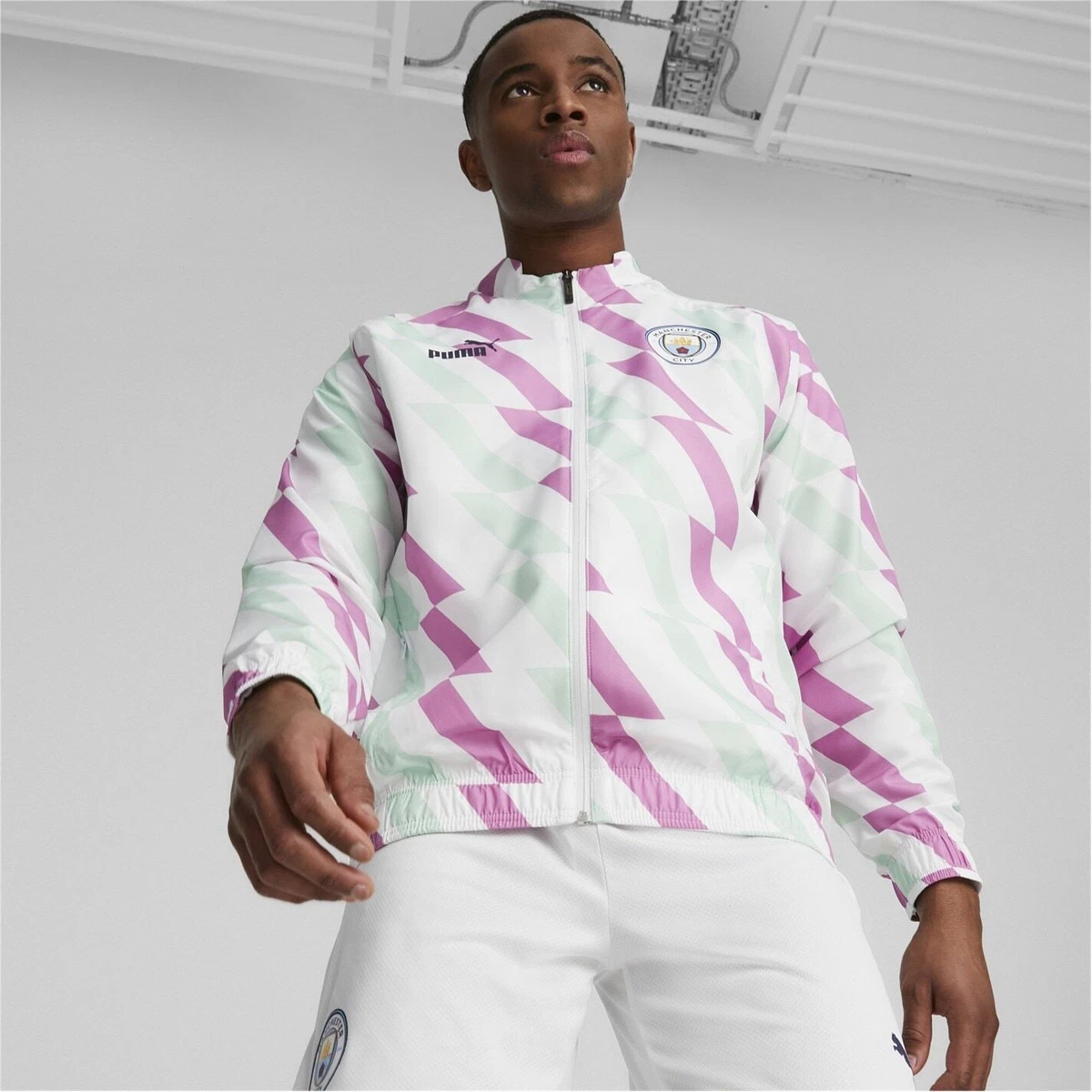 Mens pink puma tracksuit 2025