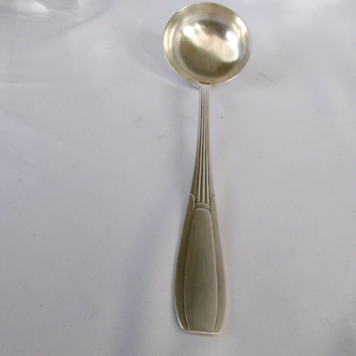 Set cuillères à soupe métal argenté + louche
