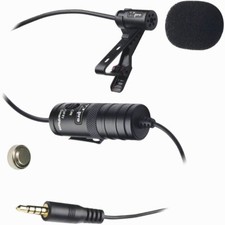 Lavalier Condenser Mic Vidpro For Canon DSLR Cameras that have a 3.5mm mic-in