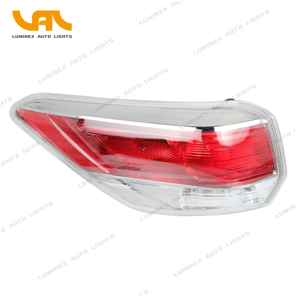 Left+Right Lamps For 2014 2015 2016 Toyota Highlander Outer+Inner Tail Lights Foto 4 de 4