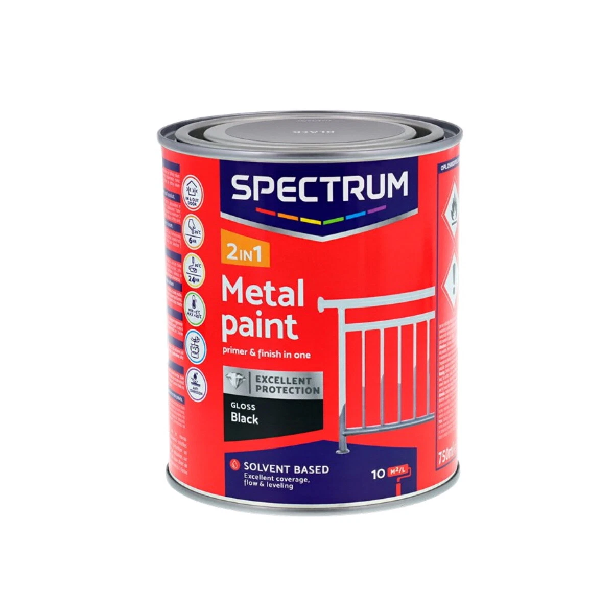 Buntlack schwarz 750 ml glänzend Kunstharz Metallack 2-1 | eBay