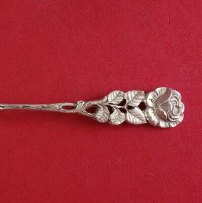 タイムSALE❤️ラルフローレン silverアンティークブローチ Hildesheimer Rose .800-.835 Silver 4 O'Clock Spoon 4 3/4