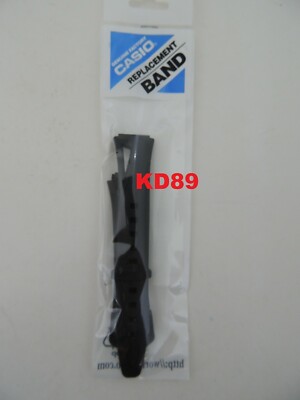 Bracelet en caoutchouc Casio authentique 10558173