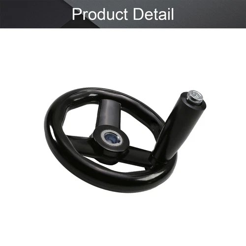 160mm*16mm*5mm 3 Spoke Hand Wheel With Revolving Handle For Milling Machine NEW - Picture 9 of 19