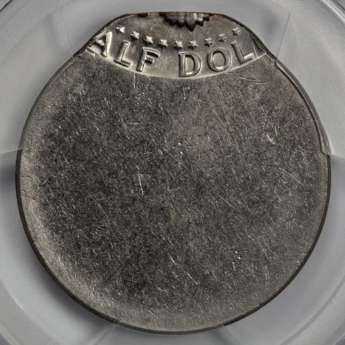 PCGS MS63 93% Off Center Chain Strike Kennedy Half Dollar Mint Error Very Rare - Picture 2 of 4