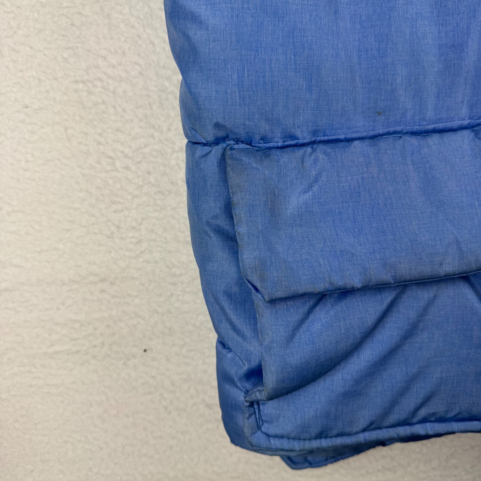 Vintage Frostline Kit Large Baby Blue Goose Down Filled Puffer Vest 1970s 1980s