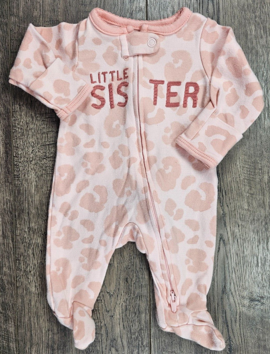Baby Girl Clothes Child Mine Carter's Preemie Little Sister Pink