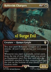 Rohirrim Chargers (Borderless) (Surge Foil) - Rare - The Lord of the Rings: Tales of Middle-earth
