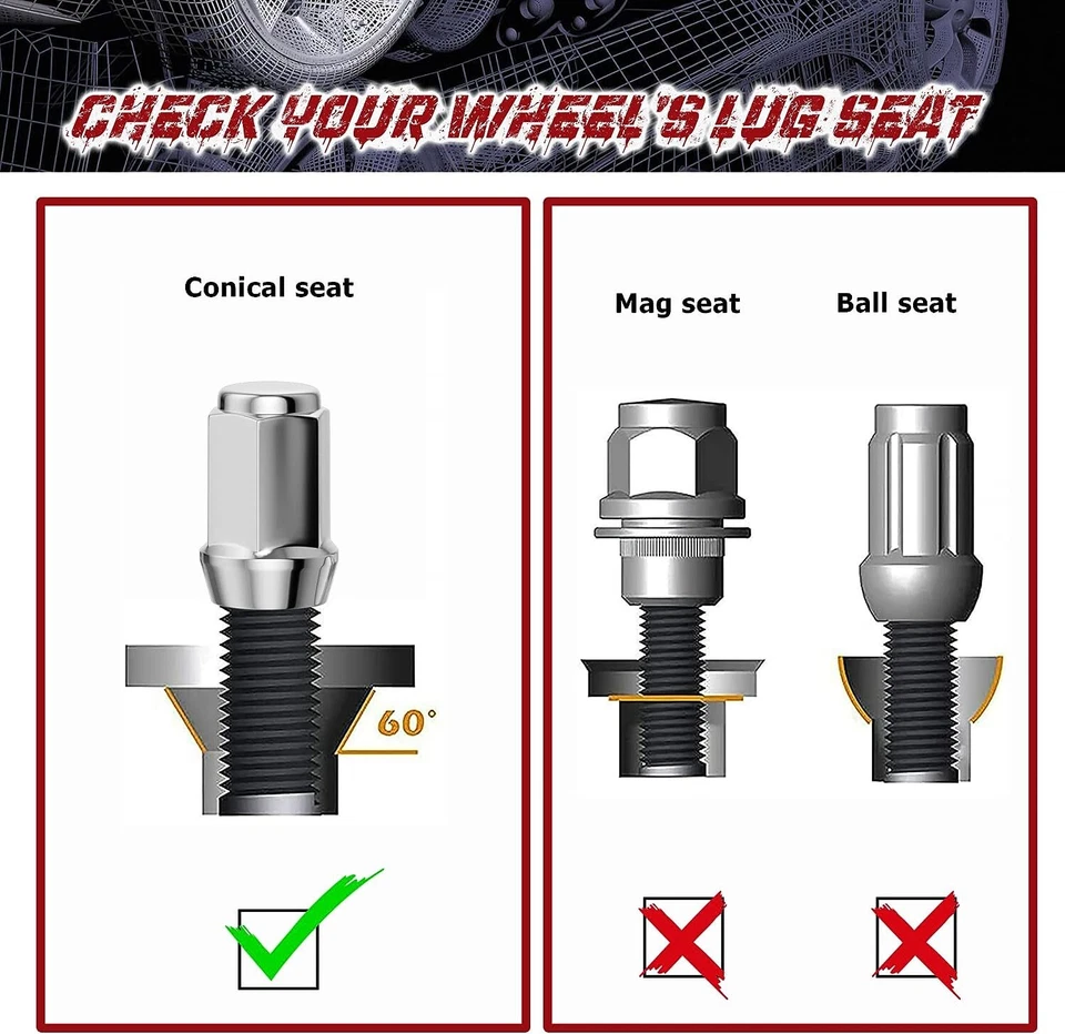 20 PIEZAS 1,38 pulgadas Cromo 12x1,5 Tuerca de Rueda 3/4" Abultamiento Hexagonal Bellota Tuercas 19mm Hexagonales Foto 3 de 4