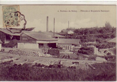 CPA 93 ca. Clichy-sous-Bois LE RAINCY Baustelle Briqueterie HANNECART 1905