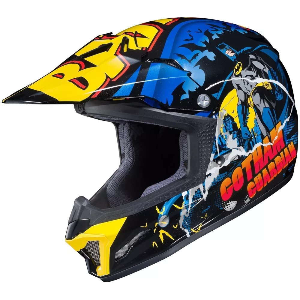 CASCO HELMET MOTO CROSS JUNIOR BAMBINO HJC CLXY II 2 BATMAN DC COMICS S  49-50