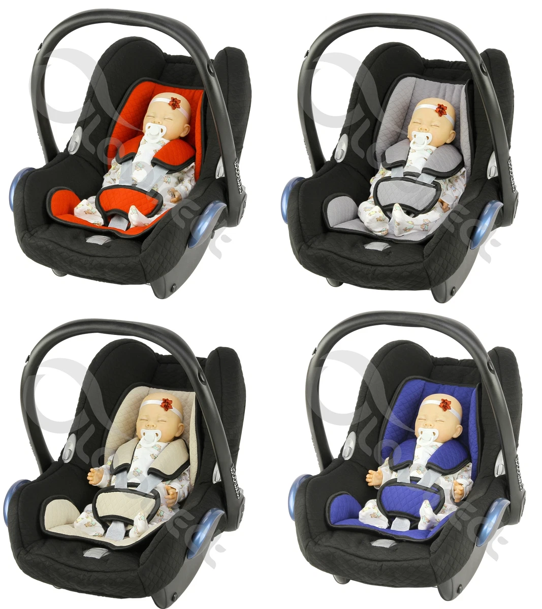 Replacement spare Seat Cover fits Maxi Cosi CabrioFix 0 Infant FULL set QUILTED
