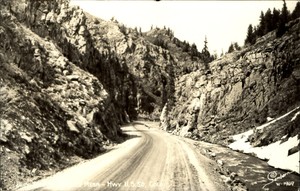 Blue-Canyon-on-Blue-Mesa-US-50-Colorado-RPPC-Sanborn-real-photo-postcard