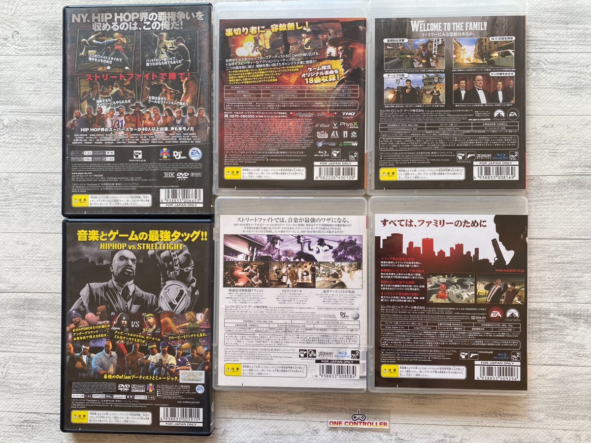 SONY PS2 3 Def Jam Fight for NY & Vendetta & 50 Cent & icon & The