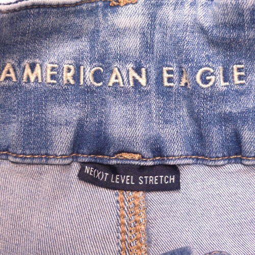 American Eagle Next Level Stretch Highest Rise Jegging Womens Blue Jeans Size 2 - Picture 7 of 15