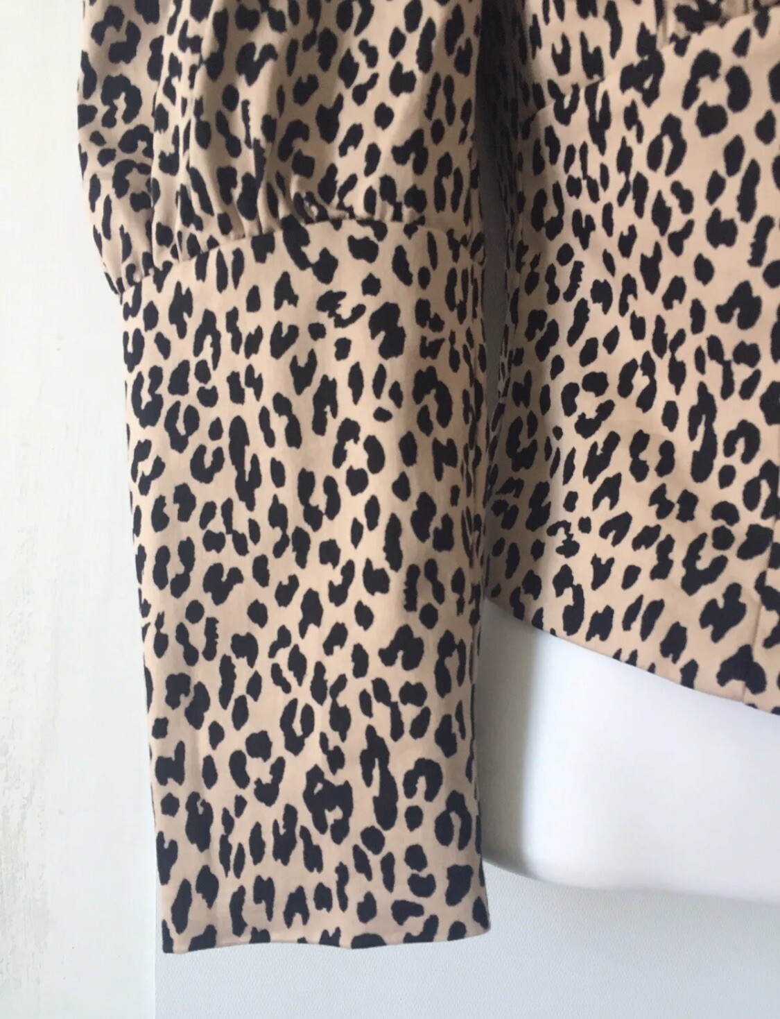 ZARA Long sleeve Animal print Bustier top Sold Out BNWT Size S RRP £26 image 6