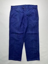 French Workwear Blue Vintage Work Pants 27