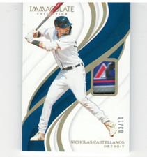 2019 Immaculate Collection Gold #146 Nicholas Castellanos JSY /10 - NM-MT