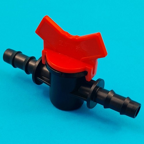 Inline Tap Connector Barbed PVC Hose/Tube Plastic Shut Off Valve Garden Boat DIY - Picture 9 of 40