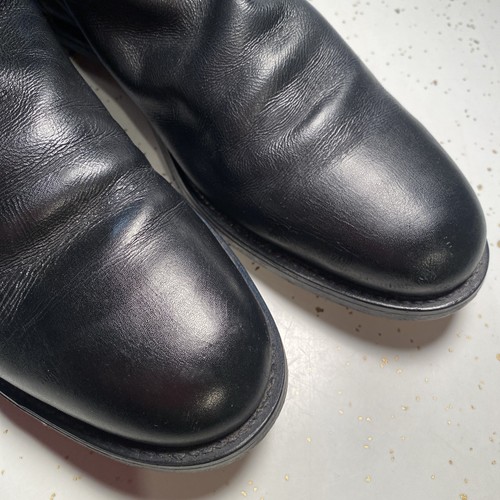 Justin L3703 Black Roper Leather Cowgirl Cowboy Boots Women's 8.5 B - Picture 10 of 11