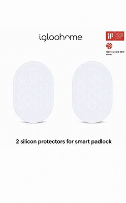 2 Silicone Protectors for Igloohome Smart Padlock   Protective Covers ONLY