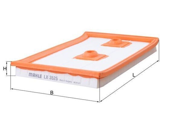 MAHLE LX 3525 Air Filter Fits Audi A1 Sportback A3 Sportback Limousine Cupra