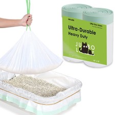 Cat Litter Box Liners - 24 Count Super Jumbo 45" x 18" - Heavy Duty Scratch R...