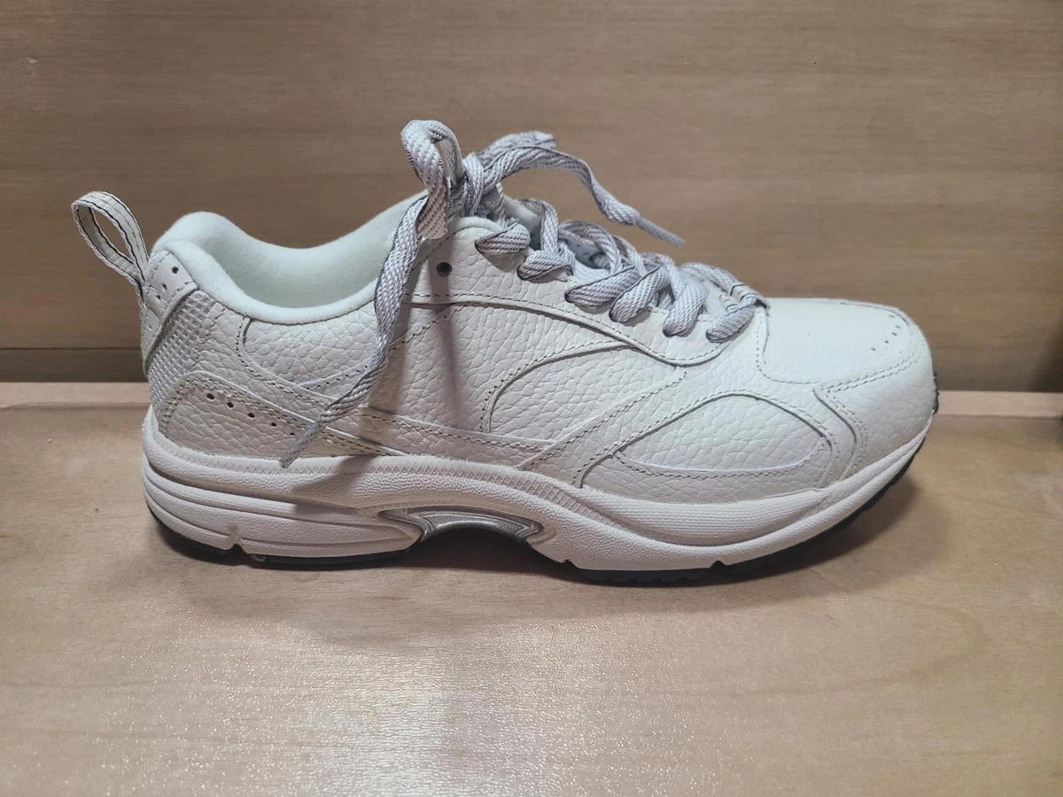 Dr. Comfort Winner Diabetic Sneaker Mens Size 8.5W Hook & Loop White Leather Dr. Comfort White Casual Shoes for Men for sale | eBay main image 4