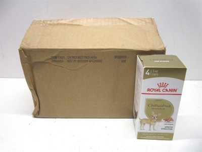 Royal Canin 3oz Chihuahua Adult Loaf in Sauce Wet Dog Food 4ct. 08/2026 - Qty 12
