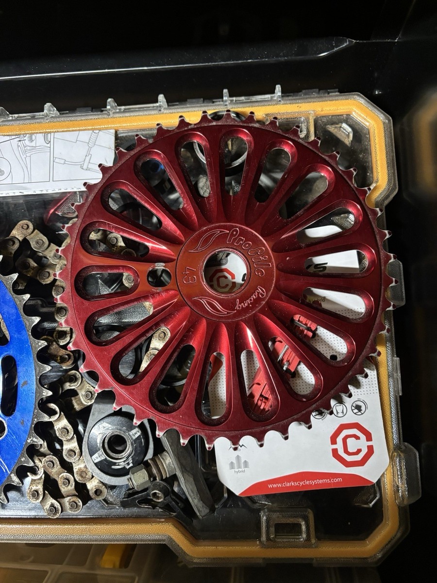 Profile 43 Tooth BMX Bike Racing Sprocket Red | eBay