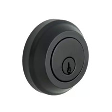 Low Profile Matte Black Single Cylinder Deadbolt