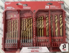 29PC SHOCKWAVE Impact Duty RED HELIX Titanium Metric Drill Bit Set 48-89-4862