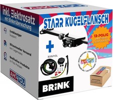 AHK BRINK f&uuml;r Mercedes M-Klasse W163 98-05 starr + 13-pol ES ABE