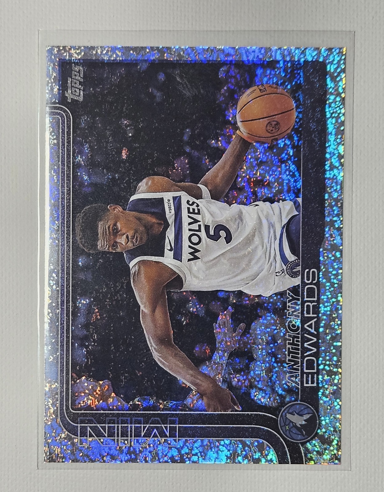 2025-2026 Topps Flagship Anthony Edwards Sand Glitter #108