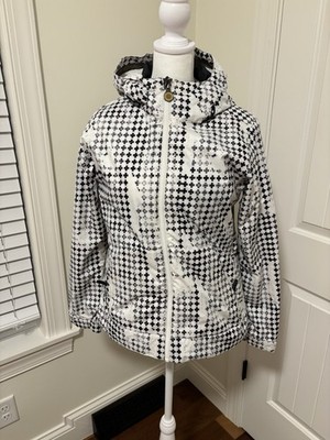 Bonfire Chroma Snowboard Jacket Featuring Black Cross Pattern XS