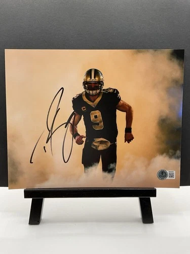 Drew Brees Signed 8x10 New Orleans Saints signed 8x10 BAS NFL HOF auto Purdue QB