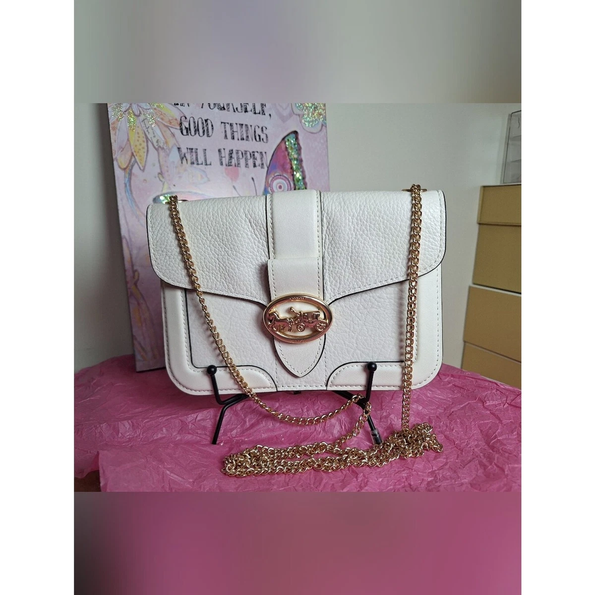 Coach ショルダーバッグ ホワイト バッグ & ハンドバッグ 女性用 | eBay