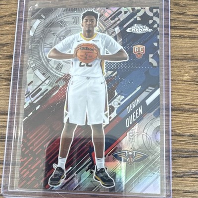 Topps Chrome Rookie Go Time Refractor 2025-26 Derik Queen #GT-25 Pelicans 