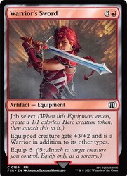 Warrior's Sword 169 Common Final Fantasy Magic: The Gathering