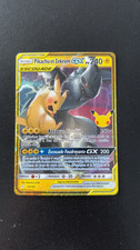 Carte Pokémon JCC Pikachu et Zekrom GX 33/181 30 ans FR gold