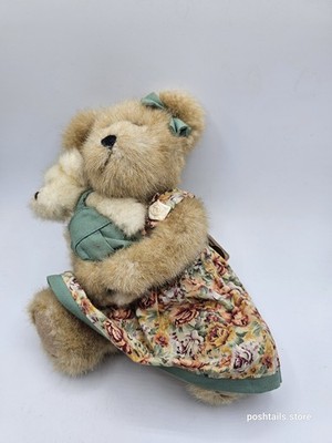 Boyds Bear Plush Momma Macbearsley & Baby Tags Special Edition Mother Pair Set