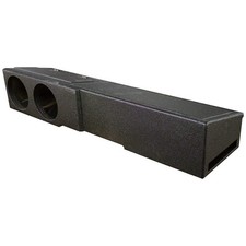 QPower QBOMB Dual 8-Inch Ported Woofer Box for Chevy/GMC Crew Cab 2007-2024